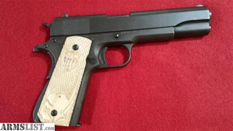 Armslist For Sale Colt 1911a1 Made 1943 With Carved Ivory Grips