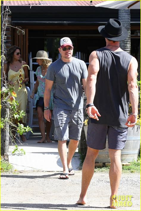 Photo Chris Hemsworth Matt Damon Out For Lunch 08 Photo 4059089