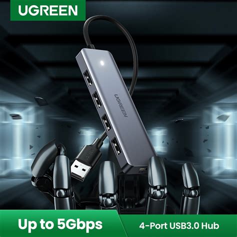 ugreen  port usb  hub ultra slim high speed usb splitter portable