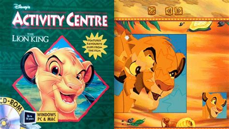 Disneys The Lion King Activity Center 1996 Pc Windows Longplay