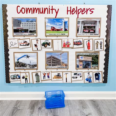 Community Helpers Bulletin Board For Toddlers