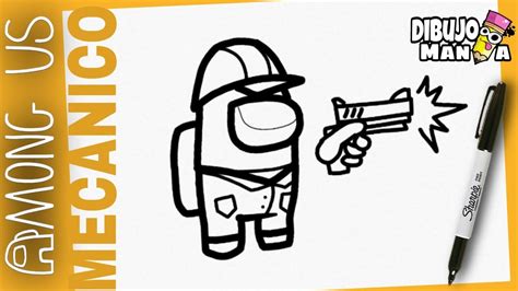 Dibujos Para Colorear De Among Us Impostor Matando - Dibujos para