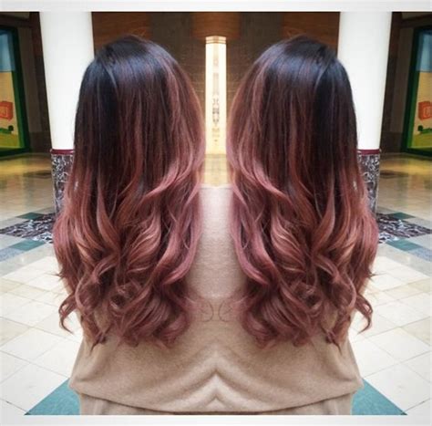 Maybe you would like to learn more about one of these? Rose gold ombre, Dark brown and Highlights on Pinterest