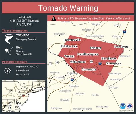 New Jersey Pennsylvania See Tornado As Severe Storms Impact East Coast