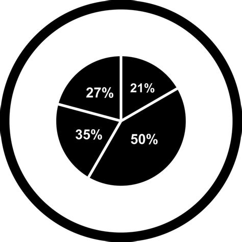 pie chart vector icon 20659701 vector art at vecteezy