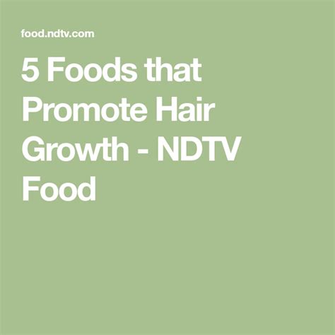 Growth can also be sparked by delivering stem cells to your scalp—and there are plenty of foods that naturally increase the stem cells inside your body, he adds. 5 Foods that Promote Hair Growth | Promotes hair growth ...