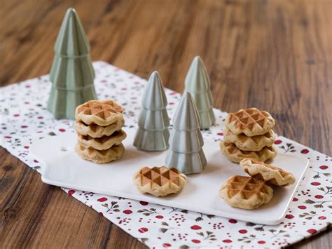 Apfel-Zimt- Plätzchen aus dem Waffeleisen