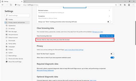 How To Automatically Delete Microsoft Edge Browsing History On Exit