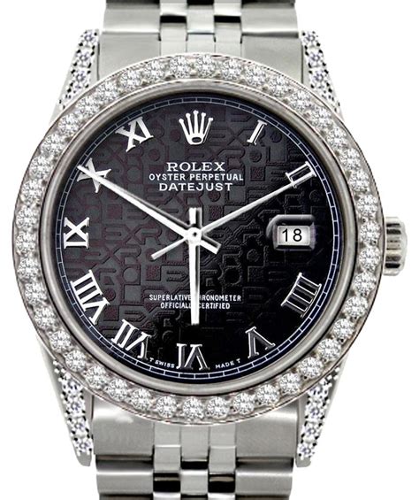 Rolex Mens Datejust 25ct Diamond Watch Tradesy