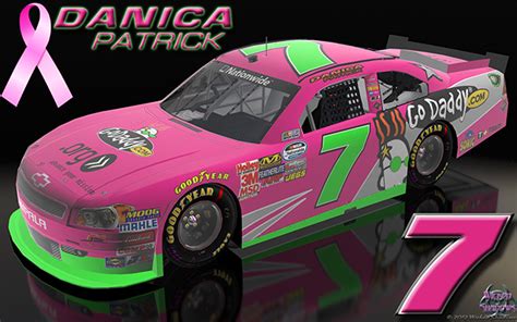 Wallpapers By Wicked Shadows Danica Patrick Go Daddy Pink Car