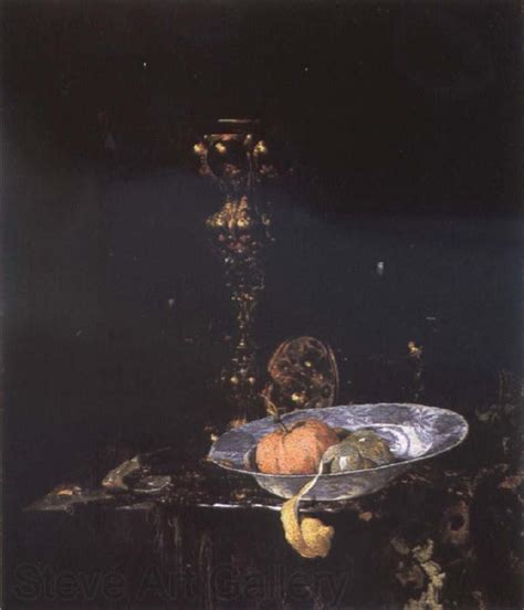Still Life Willem Kalf Open Picture Usa Oil Painting