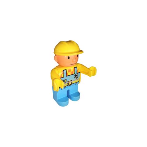 Lego Bob The Builder With Overalls And Tools Duplo Figure Comes In