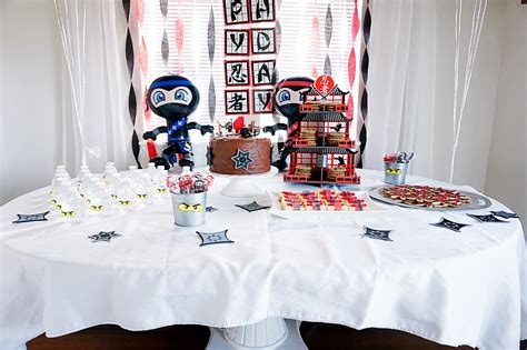 A Ninja Party To Celebrate My Sons 4th Birthday Belle Vie