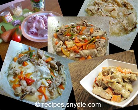 Nov 10, 2014 · put in the chicken and cook until it become light brown. Pininyahang Manok Recipe (Creamy Chicken with Pineapples ...