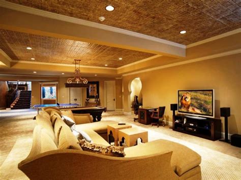 Fabric Basement Ceiling Ideas On A Budget Home Fixology