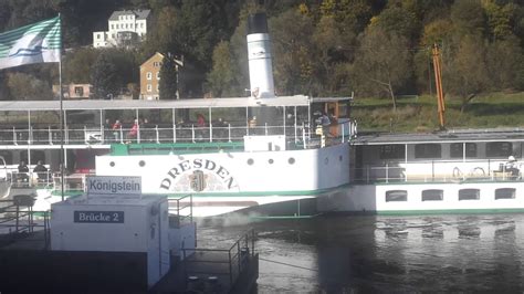 Dresden Dampfer Auf Der Elbe Youtube