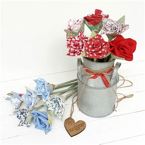 If a subscription isn't really your style, here's a memorable and personal present they can unwrap right away. 2nd Wedding Anniversary Gifts Cotton Flowers Jug Tag By ...