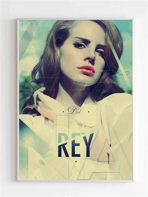 Lana Del Rey Style Poster Poster Art Design