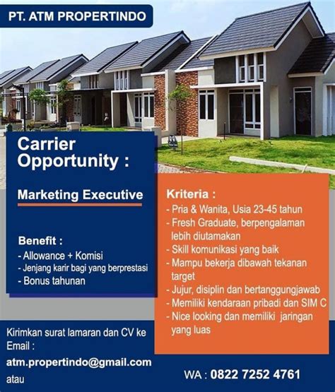Sales executive (gt/bakery) di pt. Lowongan Kerja Medan Maret 2021 di PT ATM Propertindo | Lowongan Kerja Medan Terbaru Tahun 2021