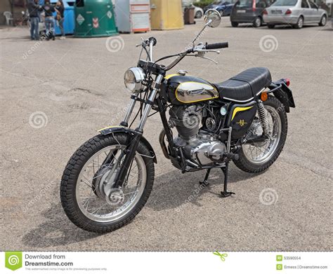 Vintage Italian Bike Ducati 450 Scrambler Editorial Stock ...