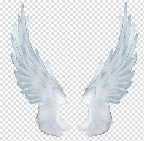 Angel Wings White Wings Illustration Transparent Background Png