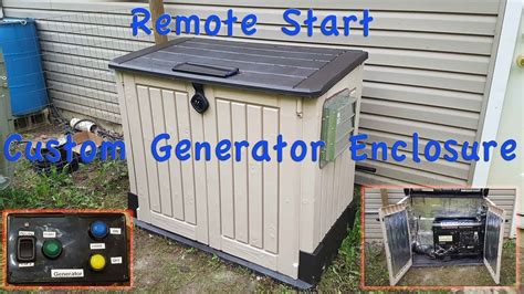 Benefits of a diy generator enclosure. DIY Generator Enclosure Shed With Remote Start - YouTube ...