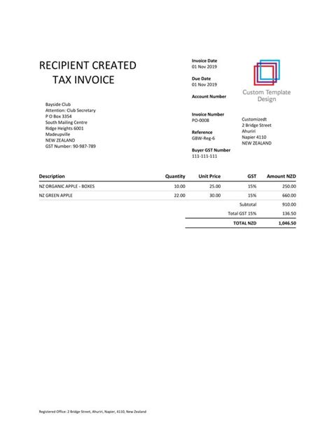 15 Invoice Terms And Conditions Template Nz Pics Invoice Template Ideas