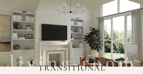 Transitional Living Room Alana Frailey Interior Design