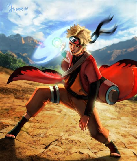 Naruto’s Sage Mode | Daily Anime Art