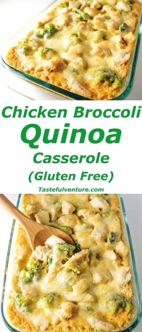 Chicken Broccoli Quinoa Casserole Tastefulventure