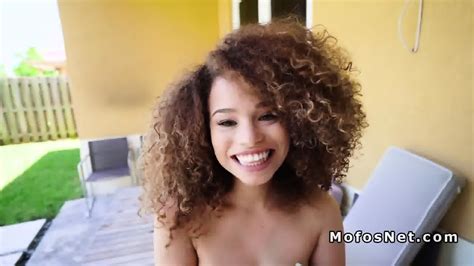 Curly Haired Natural Ebony Banged Pov Cecilia Lion
