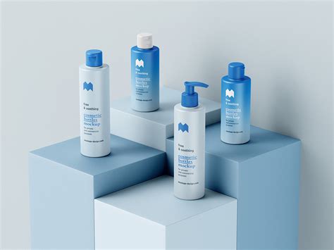 ✓ free for commercial use ✓ high quality images. Cosmetic Bottle Package Mockup Free PSD - 🥳 Frebie