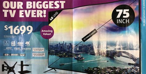 5 years warranty2 yrs manufacturer + 3 yrs extended warrantyaquos tvs come with the latest hdr standards. Aldi Is Bringing Out The Cheapest 75" 4K TV In Australia