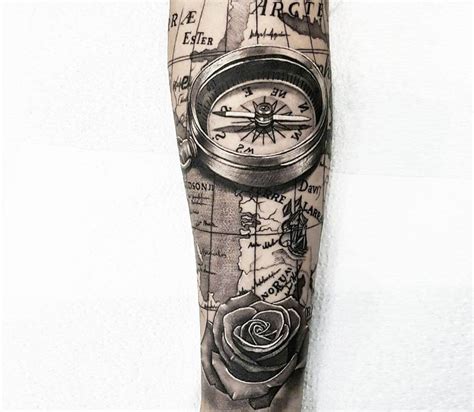 Compass Tattoo By Michael Dagostini Photo 30651