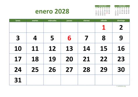 Calendario 2028 Calendario De España Del 2028