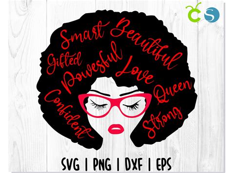 Black Girl Cute Afro Girl Svg Afro Puff Svg File Cut Images