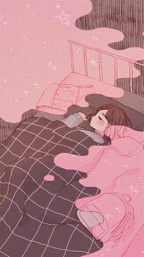Aesthetic Anime Girl Sleeping Pfp