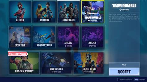 fortnite select game mode a comprehensive guide