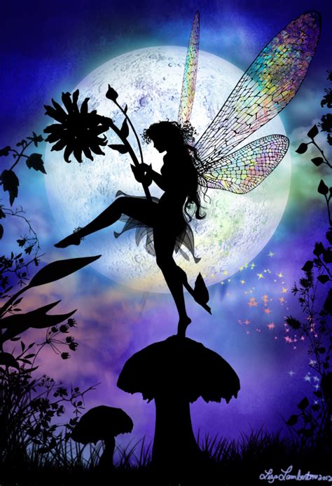 Faeriewood Flower Faery Beautiful Fairies Fairy Art Fairy Silhouette