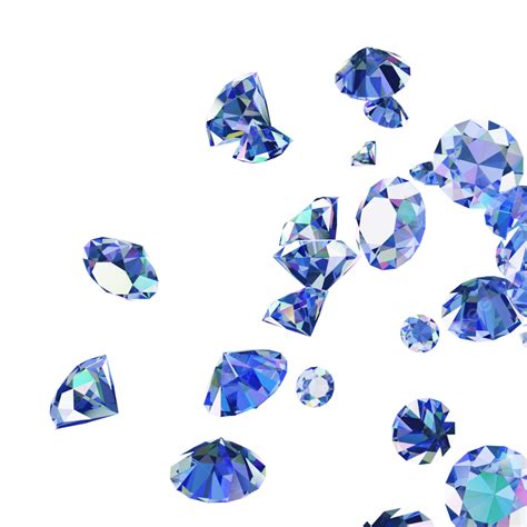 3d Blue Diamond 001 Diamond Blue Jewelry Png Transparent Clipart