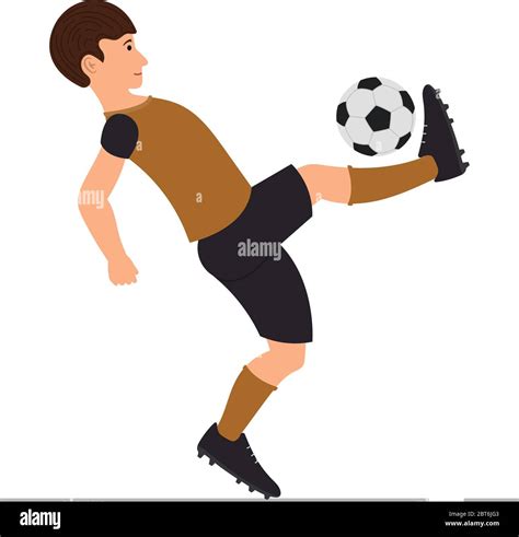 Young Soccer Player Cartoon Character Cut Out Stock Images And Pictures