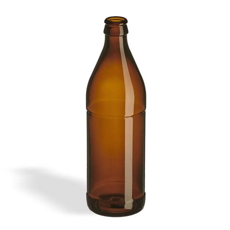 500ml 16 9 Oz Amber Euro Beer Bottle Pry Off The Cary Company
