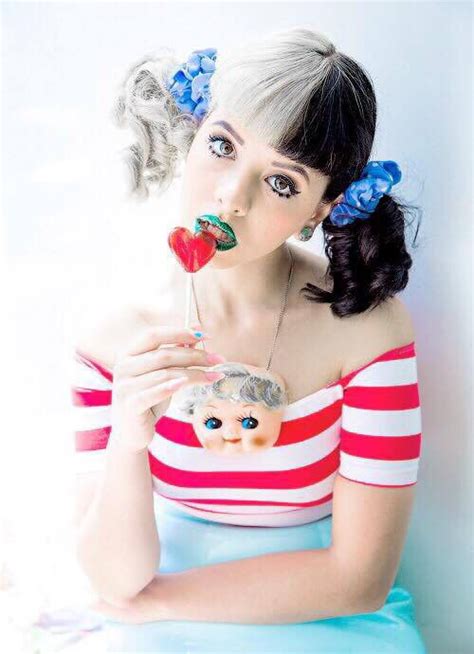 Girl With Half Gray And Half Black Hair Holding A Red Heart