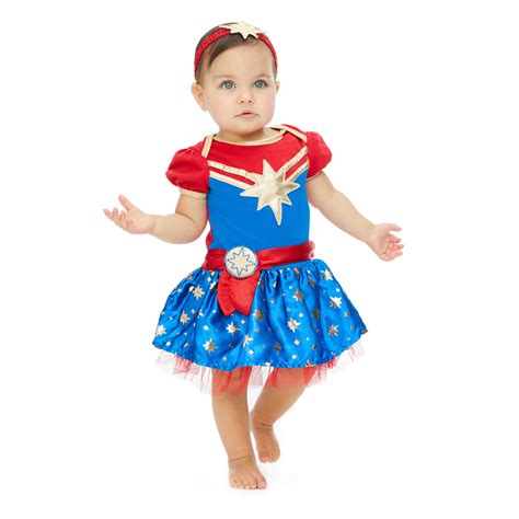 Made in america please respond the following questions before you purchase this costume 1). Marvel Captain Marvel Baby Girls Costume Short Sleeve ...