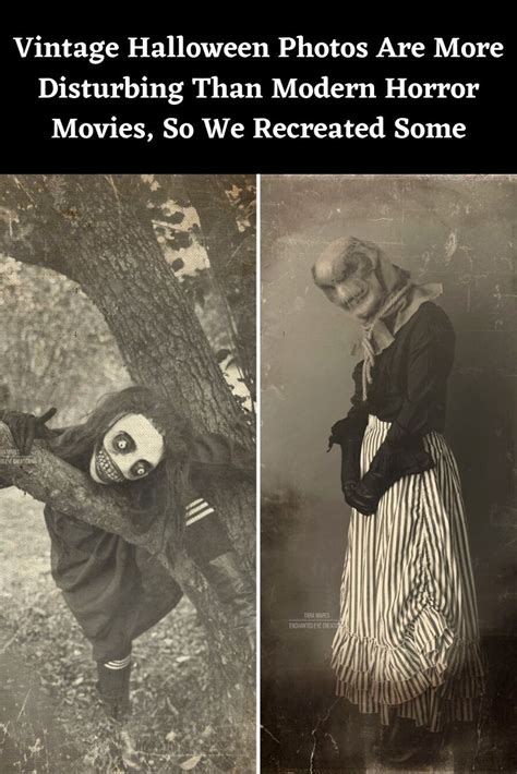 Vintage Halloween Photos Are More Disturbing Than Modern Horror Movies So We Recreated Some