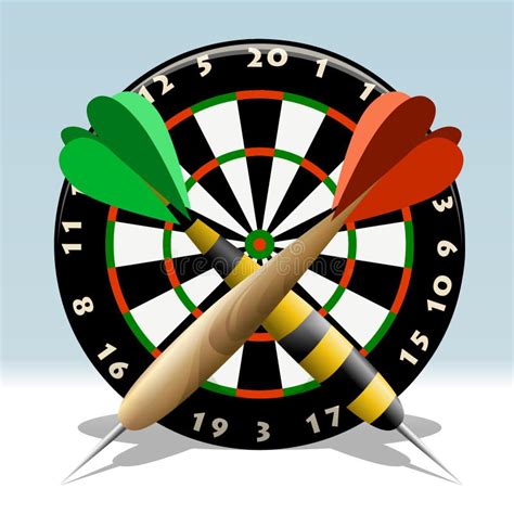 The Dartboard Stock Vector Illustration Of Center Aiming 39914769