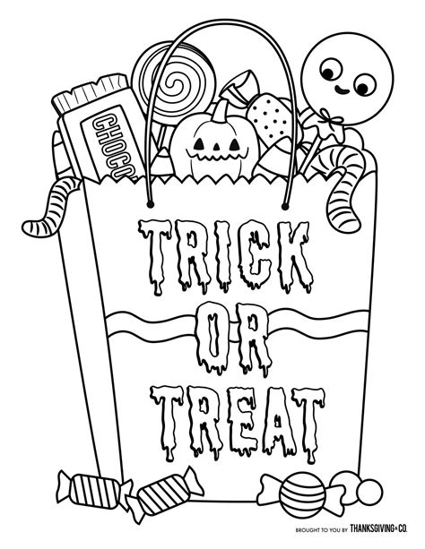 Free Halloween Coloring Pages For Kids Or For The Kid In You