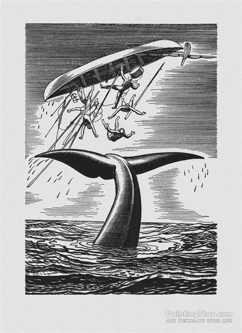 Moby Dick Artwork By Rockwell Kent Oil Painting And Art Prints On Canvas