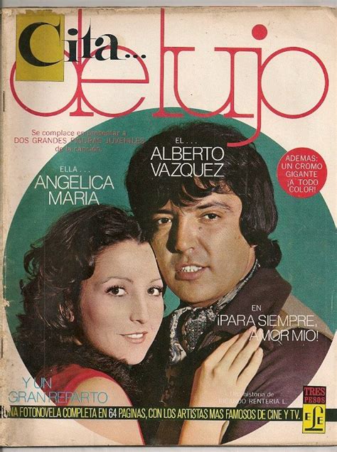 angélica maría alberto vázquez revista fotonovela 1972 bbf Alberto
