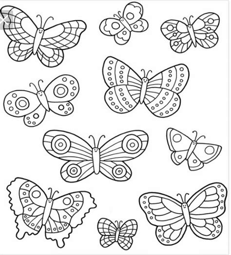 Pin by Kim on Cakes | Butterfly coloring page, Butterfly template